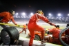 Pit stop for #63 Scuderia Corsa Ferrari 458: Alessandro Balzan, Marco Frezza, Alessandro Pier Guidi, Olivier Beretta