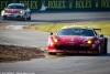 #61 R.Ferri/AIM Motorsport Racing with Ferrari Ferrari 458: Max Papis, Jeff Segal, Toni Vilander, Giancarlo Fisichella with a blown tire