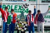 Rolex24 at Daytona 24 hour race
DP victory lane: class and overall winners Joey Hand, Scott Pruett, Graham Rahal and Memo Rojas celebrate with Chip Ganassi and Felix Sabates