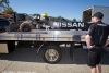 Damage on the #0 Nissan DeltaWing Project 56 Nissan after a heavy crash