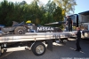 Damage on the #0 Nissan DeltaWing Project 56 Nissan after a heavy crash