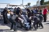 Damage on the #0 Nissan DeltaWing Project 56 Nissan after a heavy crash