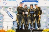 Michelin Green X Challenge prototype winners Nick Heidfeld, Neel Jani, Nicolas Prost