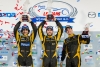 P1 podium: class and overall winners Nick Heidfeld, Neel Jani, Nicolas Prost