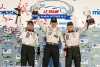 P2 podium: class winners Scott Tucker, Ryan Briscoe, Marino Franchitti