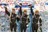 PC podium: class winners Kyle Marcelli, Chris Cumming, Stefan Johansson