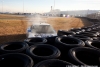 Rolex24 at Daytona 24 hour race
#53 TRG/Nadeau Motorsports Porsche GT3: Bob Doyle, Jim Michaelian, Coulter Mulligan in the tire wall