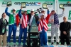 Rolex24 at Daytona 24 hour race
DP victory lane: class and overall winners Joey Hand, Scott Pruett, Graham Rahal and Memo Rojas celebrate with Chip Ganassi and Felix Sabates