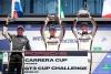 Podium during the 2016 Porsche Carrera Cup France of Spa, Belgium, from May 4 to 7 2016 - Photo Alexis Goure