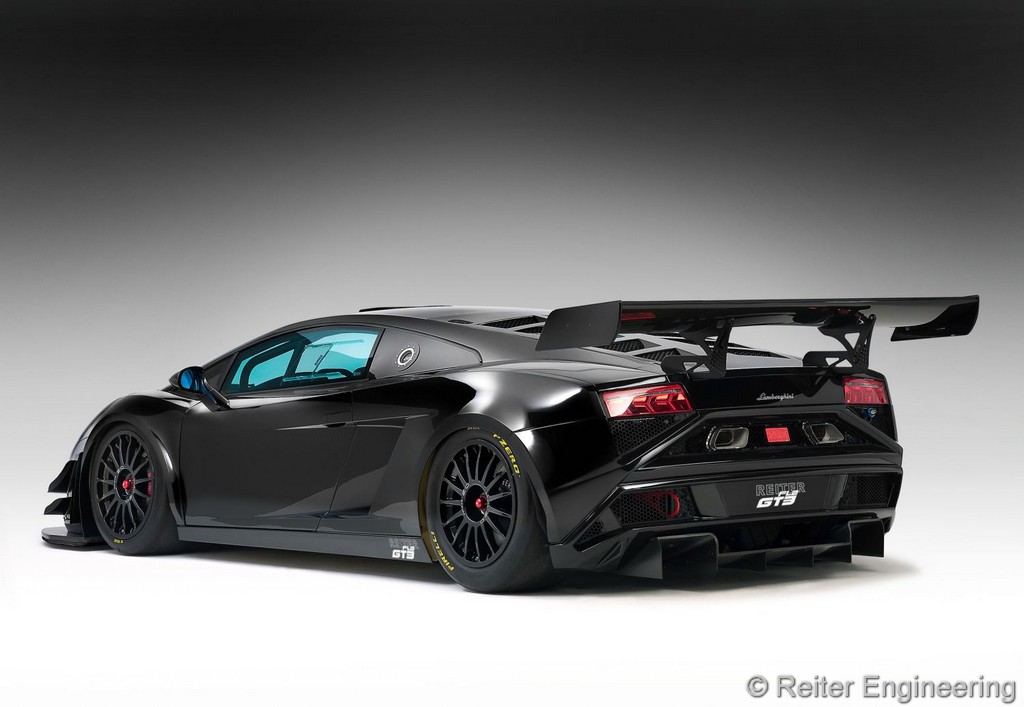 Lamborghini Gallardo Gt3 Fl2 Black Rear Side Low Lamborghini Gallardo Gt3 Fl2 Black Rear Side Low