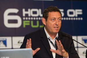 Press Conference held by Gerard Neveu CEO at Fuji Speedway - Shizuoka Prefecture - Japan