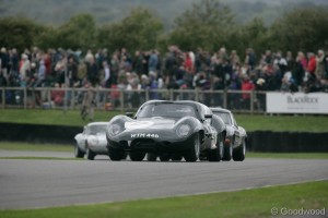 Lister Coupe in action at Goodwood Revival