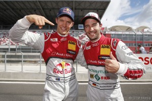 #5 Mattias Ekström, Audi RS5 DTM, #99 Mike Rockenfeller, Audi RS5 DTM