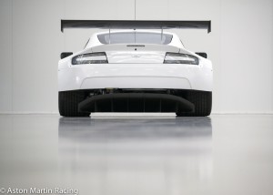 Airflow under the Vantage GTE has been improved to enhance the rear diffuser