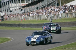 shelby daytona coupe in action at goodwood