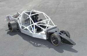 DeltaWing GT race car concept chassis