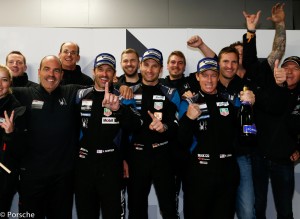 Dempsey Proton Racing: Patrick Dempsey, Marco Seefried, Patrick Long (l-r)