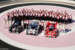 Porsche Team, Porsche 919 Hybrid in den Farben für Le Mans 2015