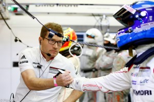 Andreas Seidl, Teamchef Porsche Team, Marc Lieb (l-r)