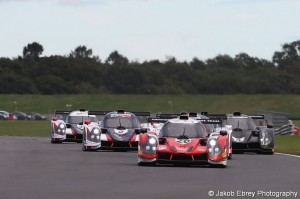 Start of the race - Hanson/Moore lead